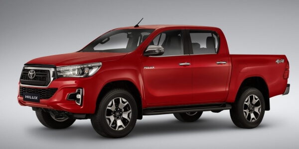 caminhonete cabine dupla Hilux Narrow