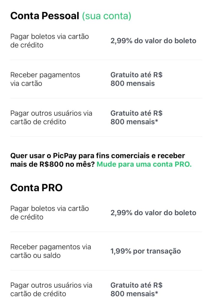 picpay pagamento