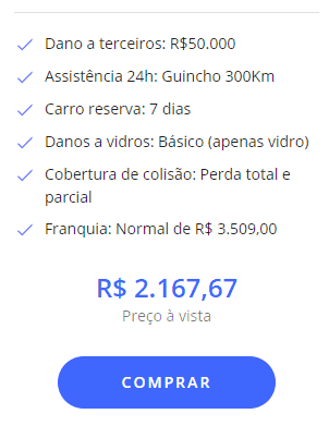 Estado civil influencia no preço de seguro para carros - demonstrativo