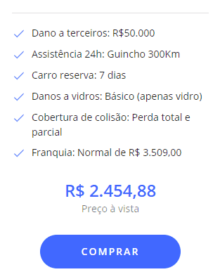 Estado civil influencia no preço de seguro para carros - demonstrativo