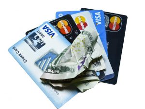 vários Tipos de cartão de crédito