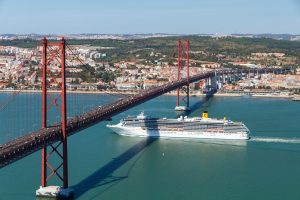 Viagem de navio para Portugal